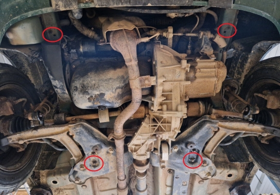 Cubre carter metalico Fiat Panda 4x4