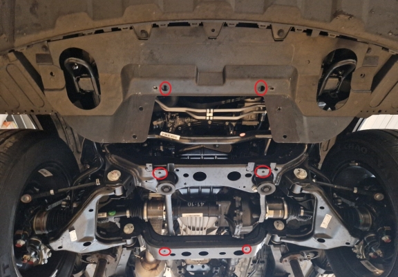 Cubre carter metalico Jac T8