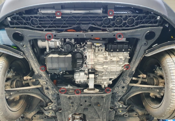 Cubre carter metalico Kia Sportage