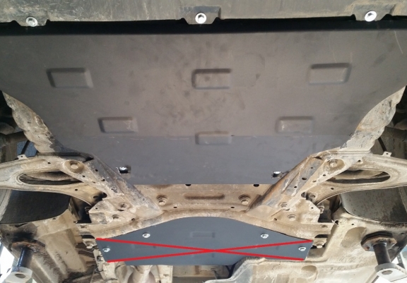 Cubre carter metalico Mercedes V-Classe W447 - 1.6 D