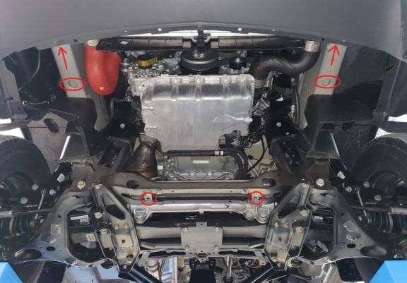 Cubre carter metalico Mercedes Sprinter 907 - 4x4