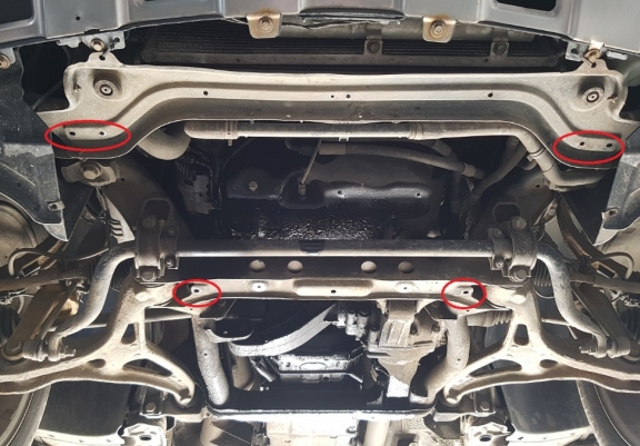 Cubre carter metalico Mercedes ML W164