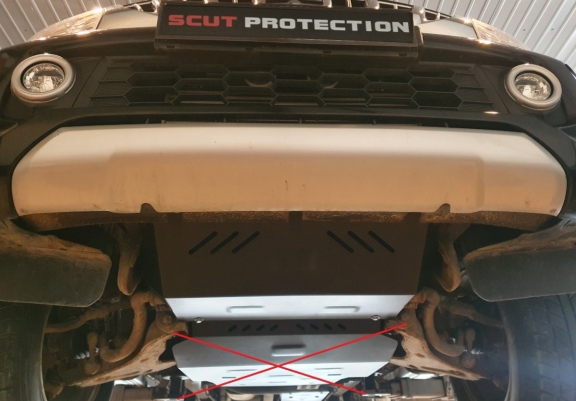 Protector del radiador Mitsubishi L200