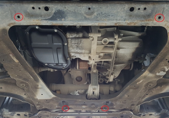 Cubre carter metalico Nissan Juke