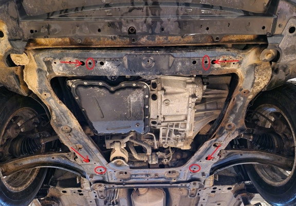 Cubre carter metalico Renault Koleos 2.0