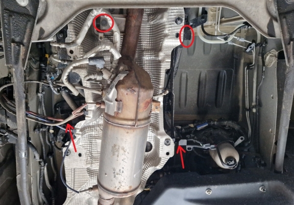 Protector del catalizador/cat lock Nissan Interstar