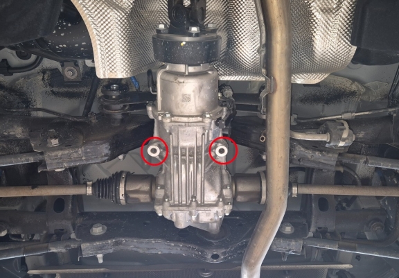 Protector del diferencial trasero Dacia Bigster 4x4