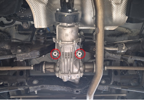 Protector de aluminio del diferencial trasero Dacia Bigster 4x4