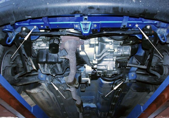 Cubre carter metalico Opel Agila - H00