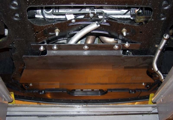 Cubre carter metalico Peugeot 607