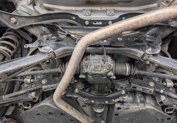 Protector del diferencial trasero Subaru Forester