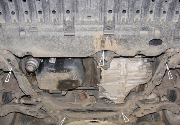 Cubre carter metalico Toyota Avensis