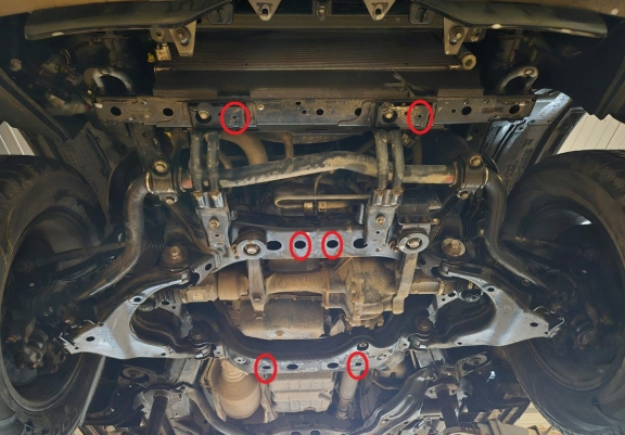 Cubre carter metalico Toyota Land Cruiser 150