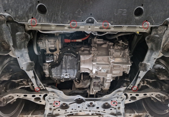 Cubre carter metalico Toyota Corolla Cross