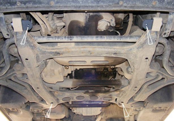 Cubre carter metalico Volkswagen Touareg 7L