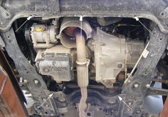 Cubre carter metalico Toyota Proace