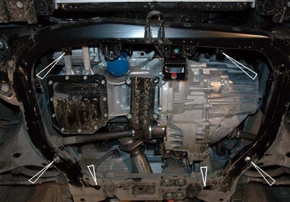 Cubre carter metalico Kia Ceed