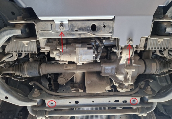 Protector de aluminio de la caja de cambios Ford Ranger Raptor