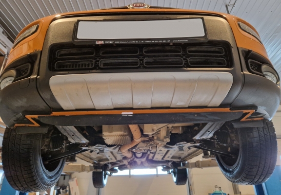 Cubre carter metalico Fiat Panda 4x2