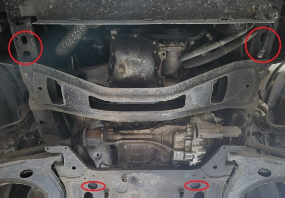 Cubre carter metalico Ford Transit - 4x4