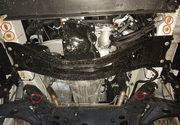 Cubre Carter Metalico Ford Transit - FWD